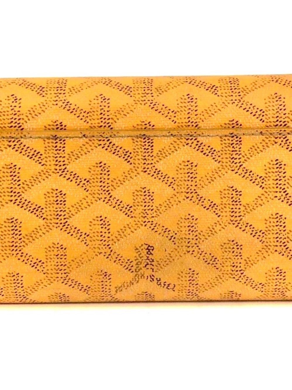 Goyard—Authentic Varenne leather wallet, yellow - Picture 4 of 8
